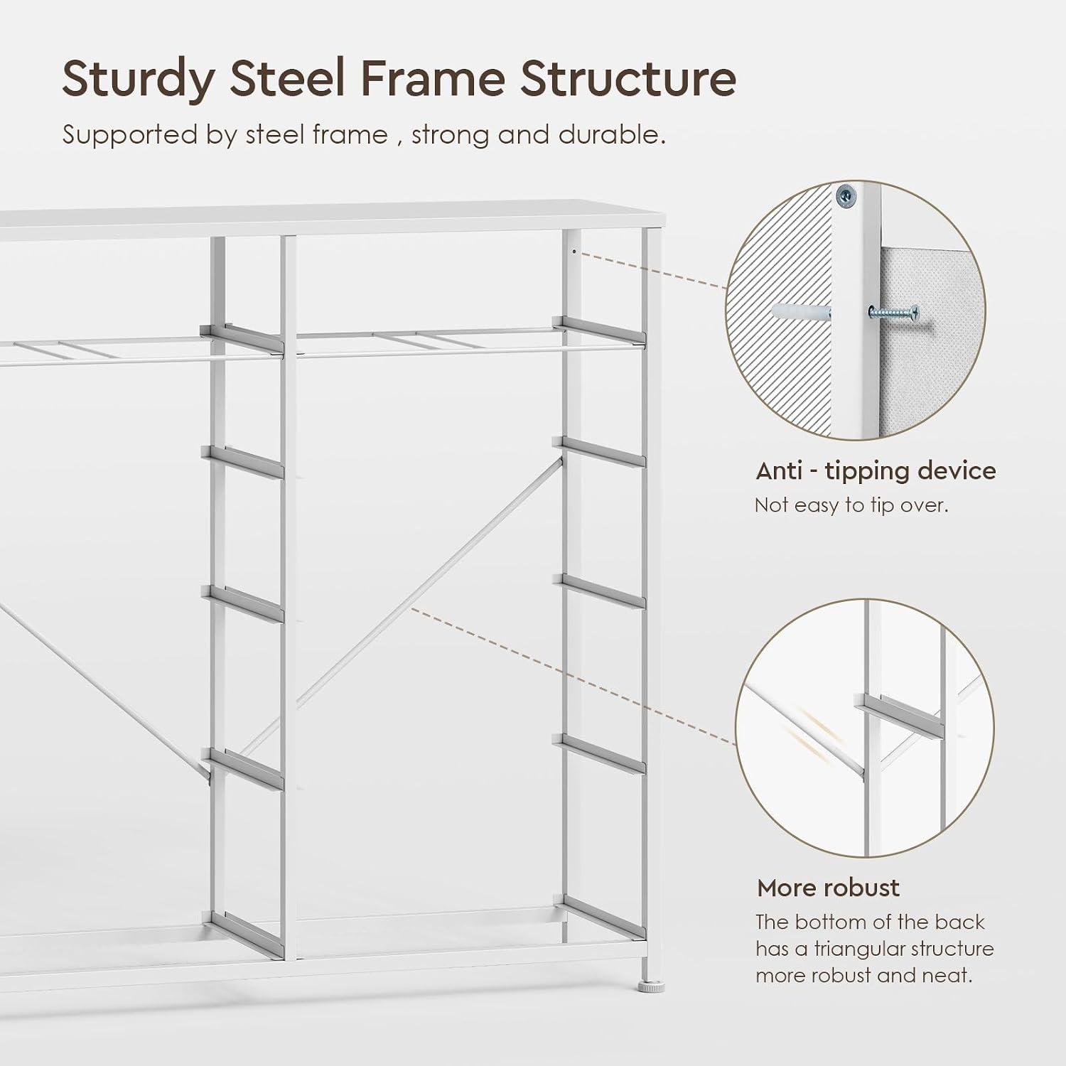 Thumbnail 5 de YeTom 12-Drawer Wide Dresser, White, with Removable Fabric Bins