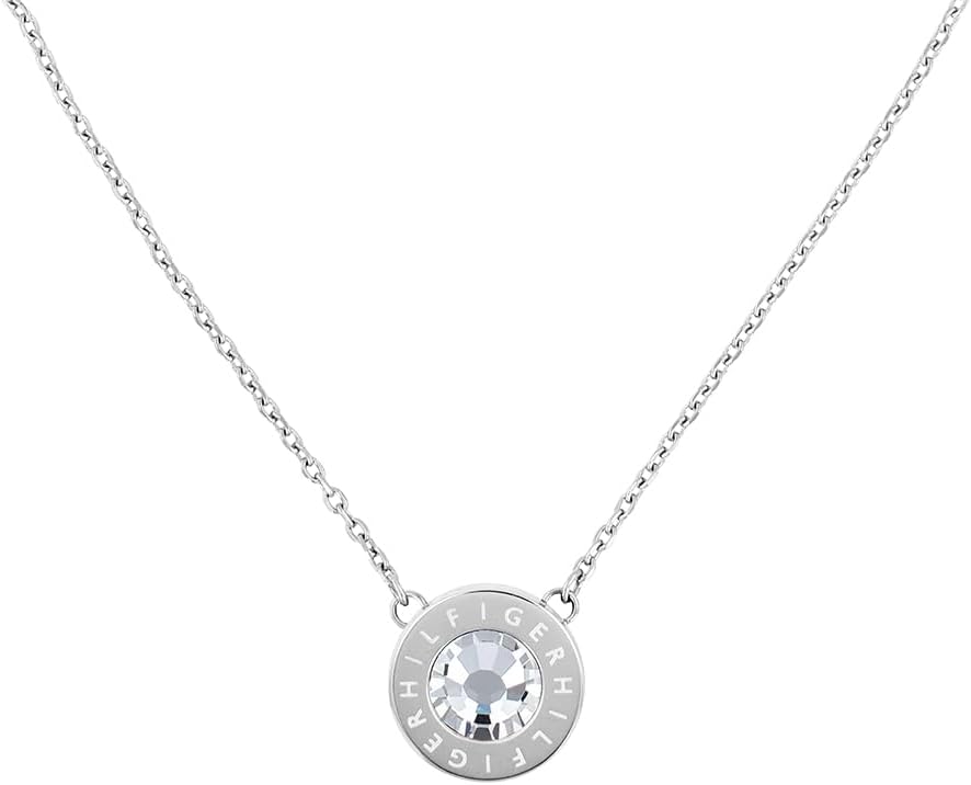 Thumbnail 1 de Tommy Hilfiger Jewelry Halskette mit Anhänger aus Edelstahl für Damen – mit Kristall