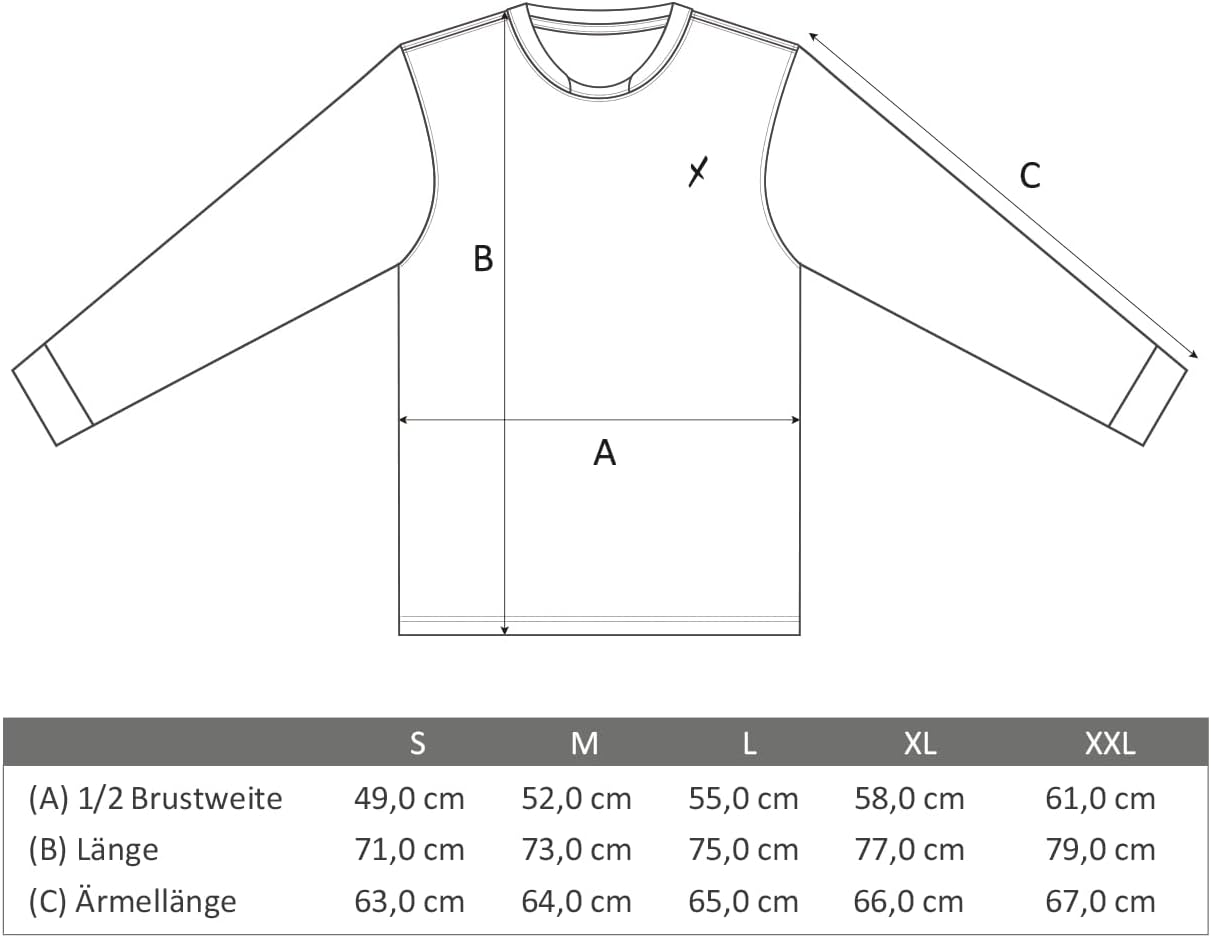 Thumbnail 4 de CFLEX Men's Long Sleeve Fitness Shirt, Quick-Drying Piqué, Loose Fit