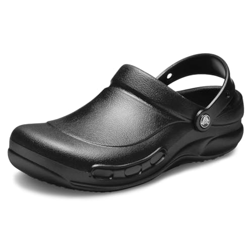 Detalle de Crocs Unisex Bistro Clogs – Black (5 UK Men / 6 UK Women)