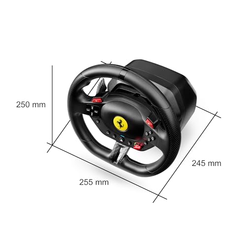 Detalle 2 de Thrustmaster T98 Ferrari 296 GTB: volante y pedalier para PS5 y PC