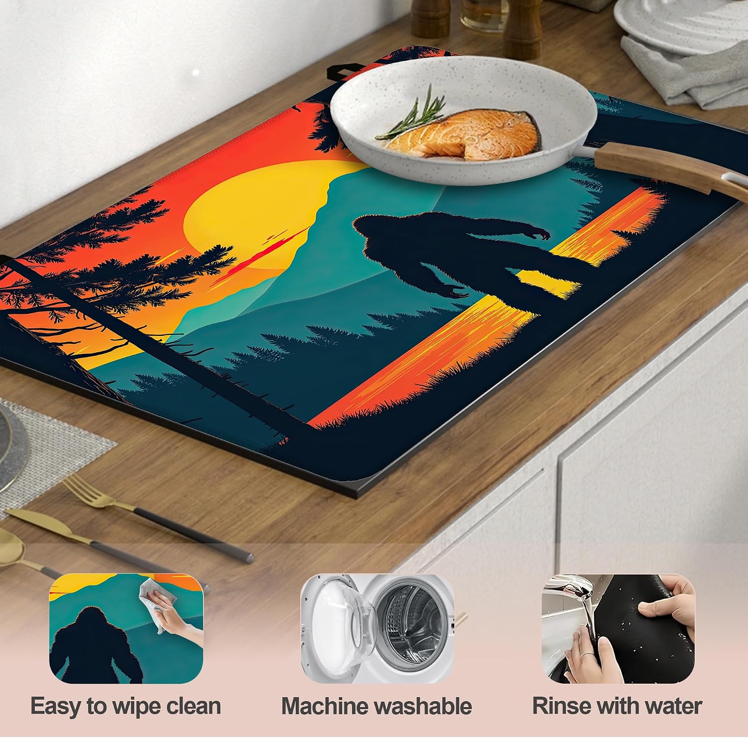 Thumbnail 4 de MTEXYMG MTEXYMG-stove top cover-01 Bigfoot Stove Top Cover, 28 x 20-Inch