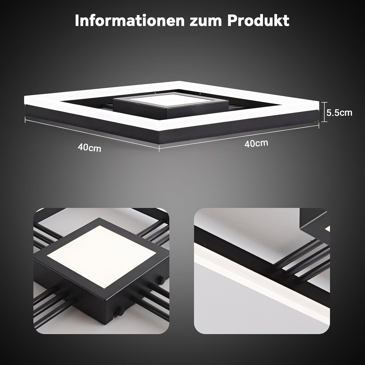 Thumbnail 4 de Sky angle LED Deckenleuchte 40W