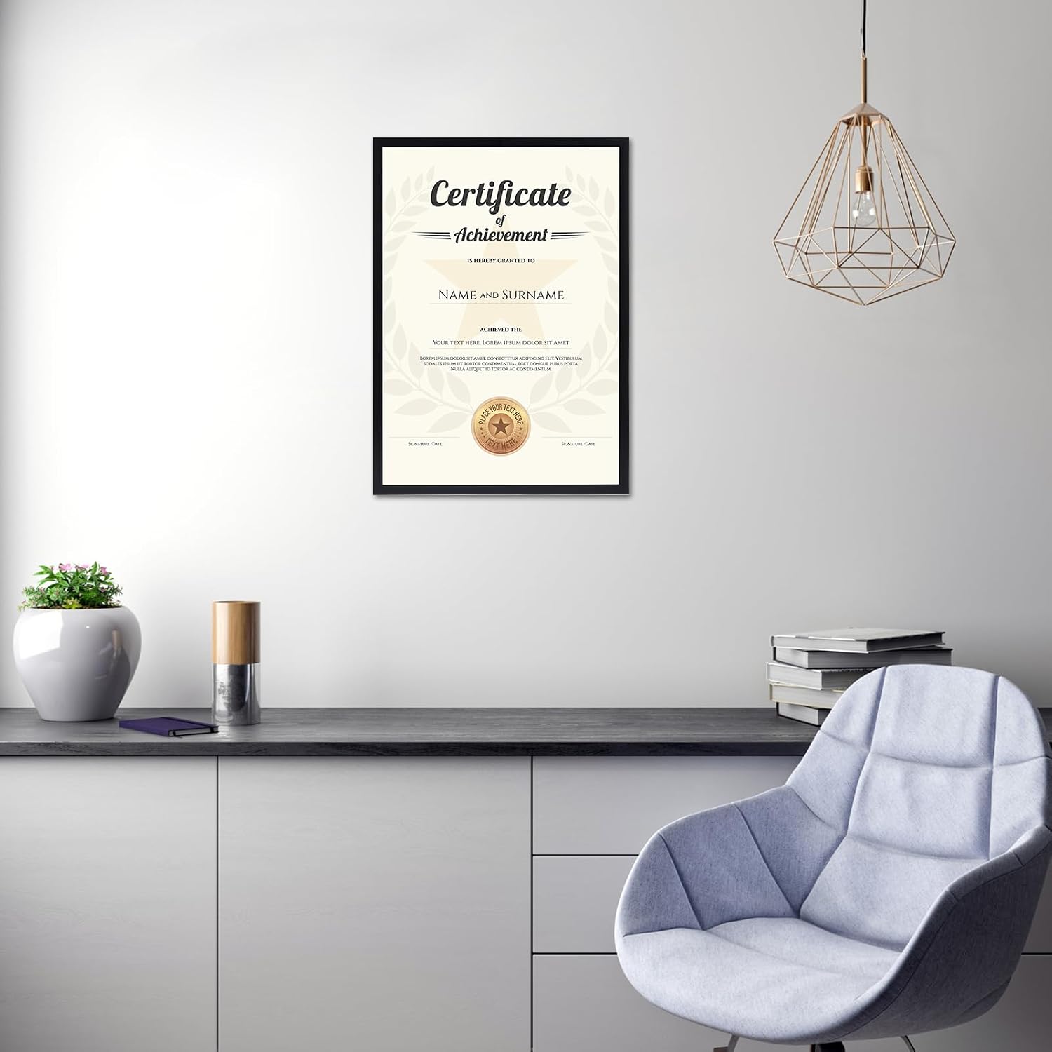 Detalle 1 de A3 picture frame Giftgarden black