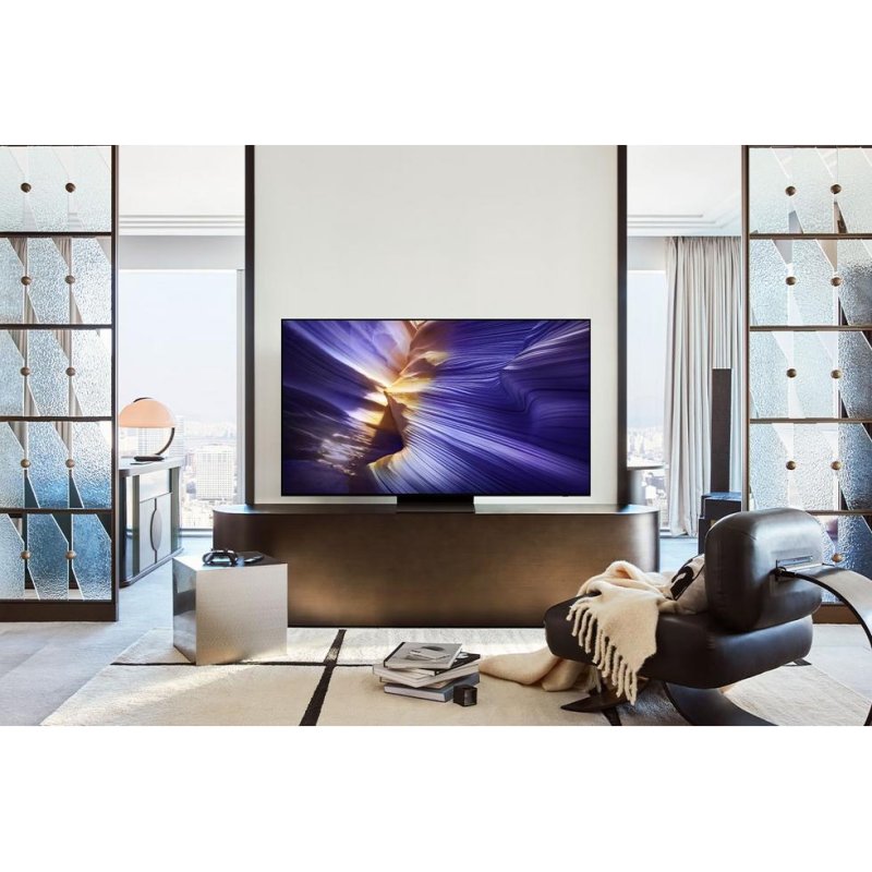 Detalle de Samsung OLED GQ65S90FAT 65" 4K 144 Hz: televisión OLED premium con HDR10+ y Dolby Atmos