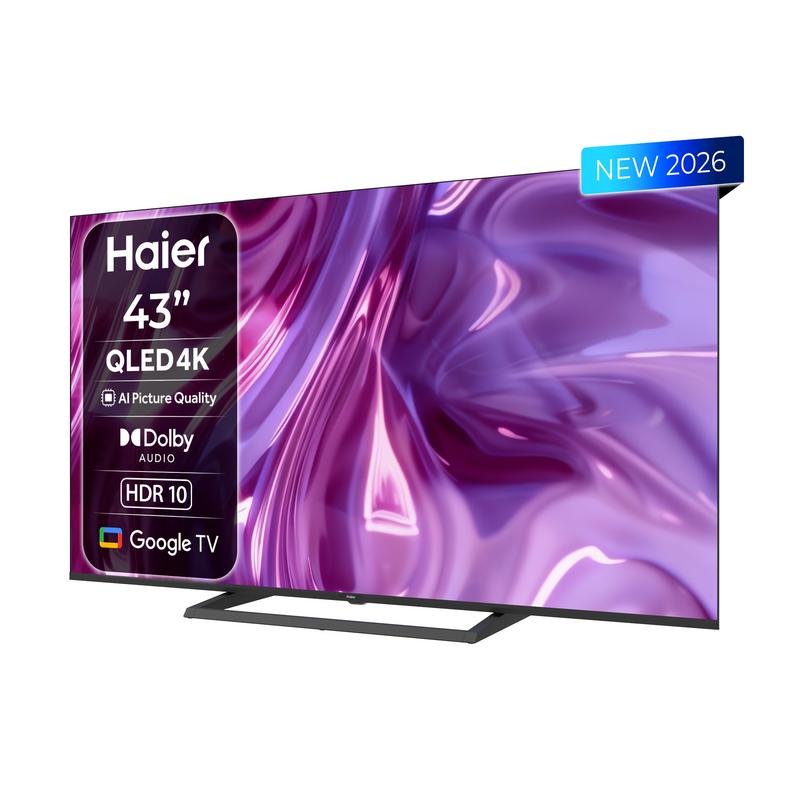 Detalle 2 de Haier QLED H43S80GUX 43" 4K UltraHD (60 Hz) con Google TV: compacto y Smart para espacios pequeños