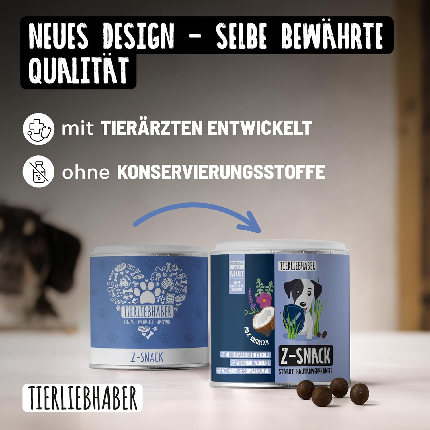 Detalle 2 de TIERLIEBHABER Z-Snack 350g Belohnung für Hunde 🍖
