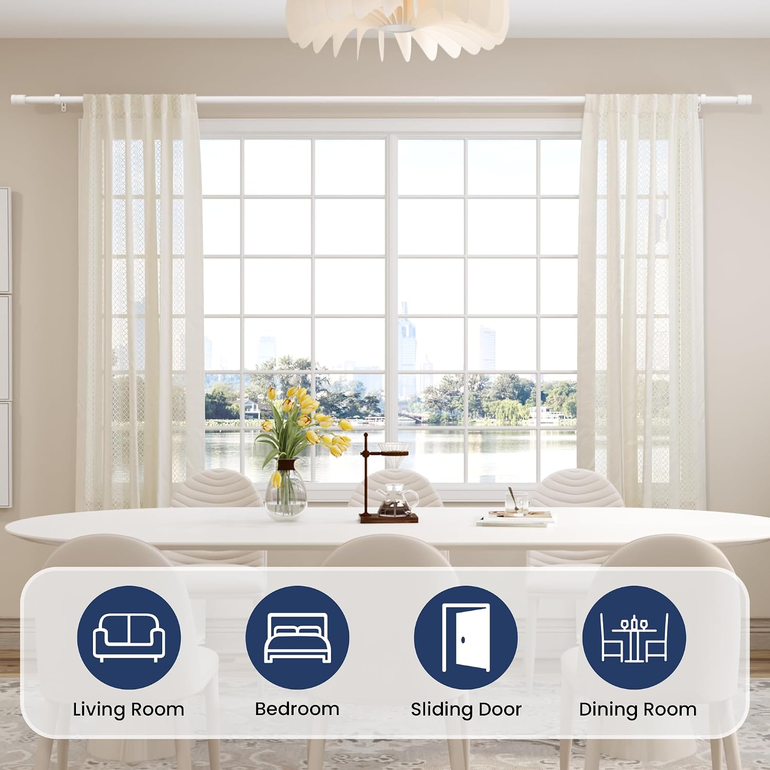Detalle 1 de ENJOYBASICS Curtain Rod, 1-inch diameter