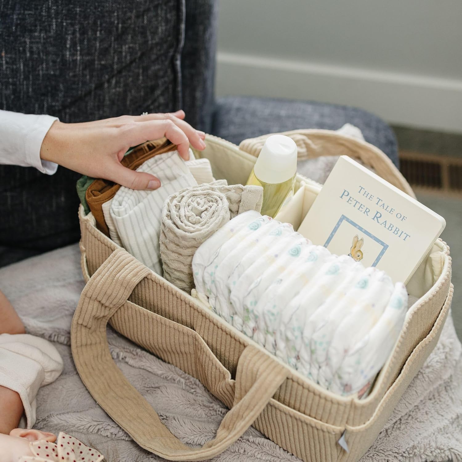 Thumbnail 4 de PUTSKA Baby Nappy Caddy Organiser 1-basket