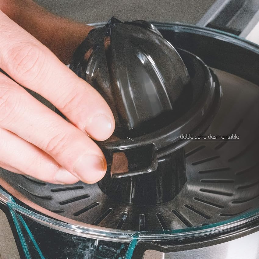 Detalle 1 de Ufesa EX4950 exprimidor eléctrico 600W negro