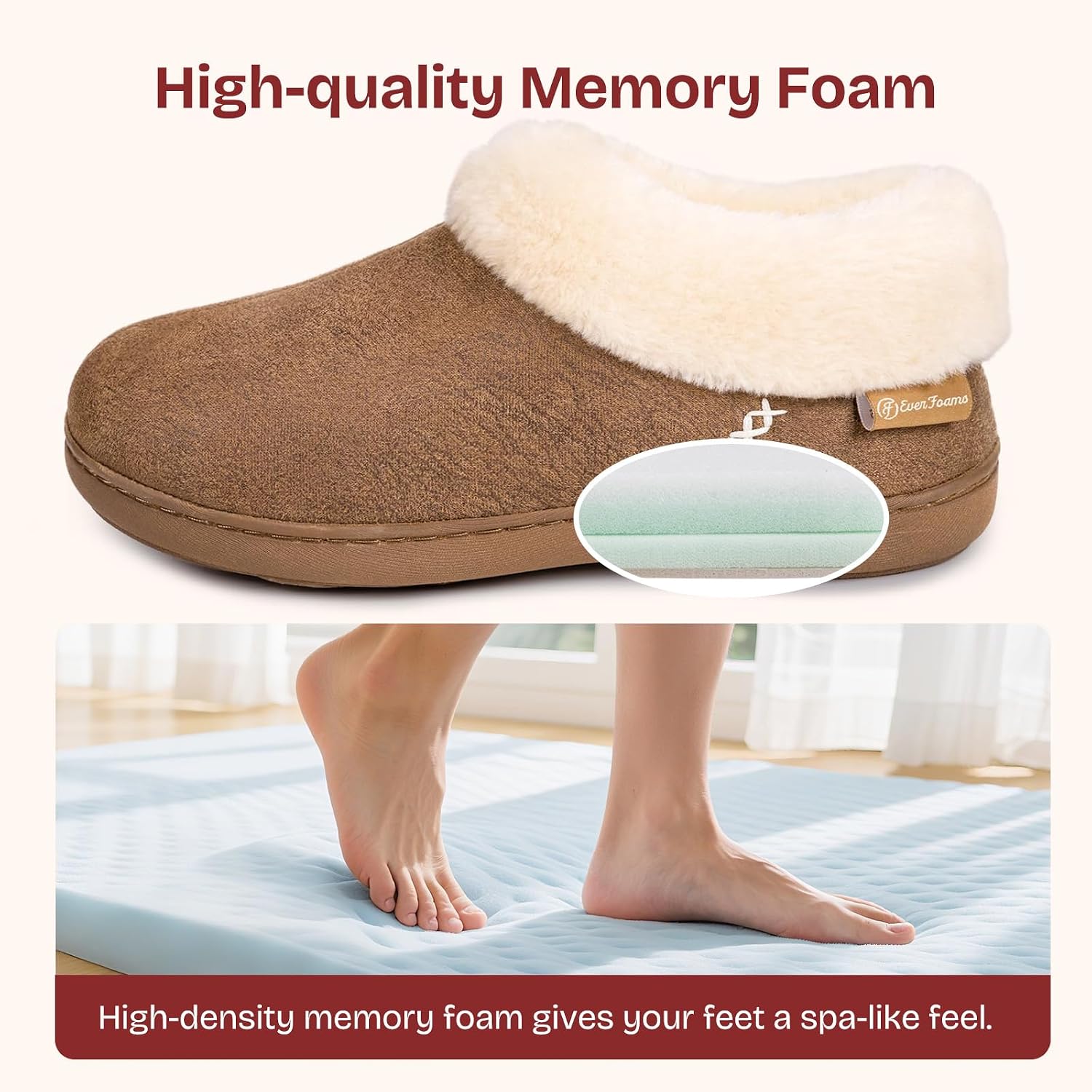 Detalle de EverFoams Women Slippers with Memory Foam