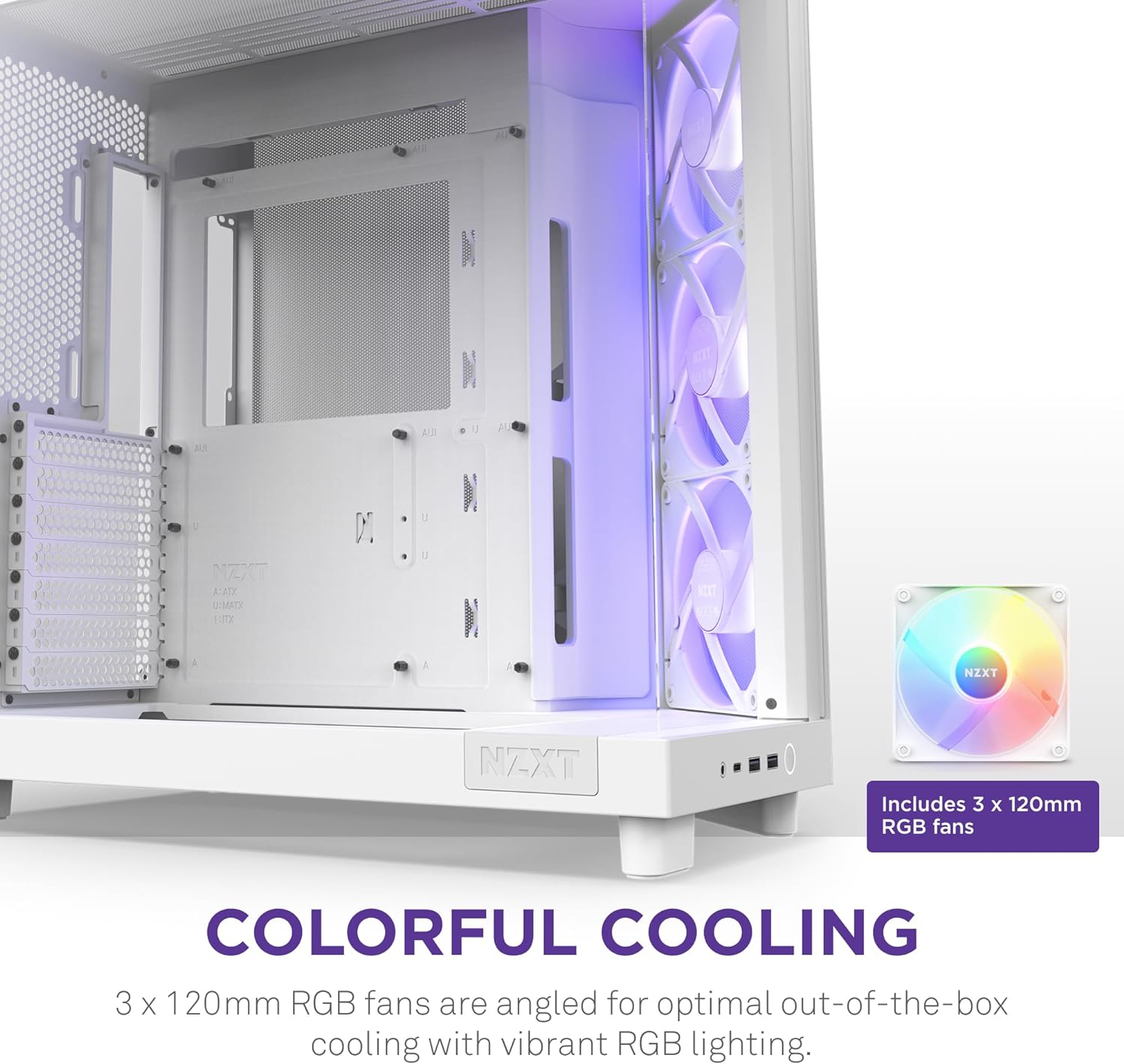 Detalle de NZXT H6 Flow RGB Gehäuse Mid-Tower