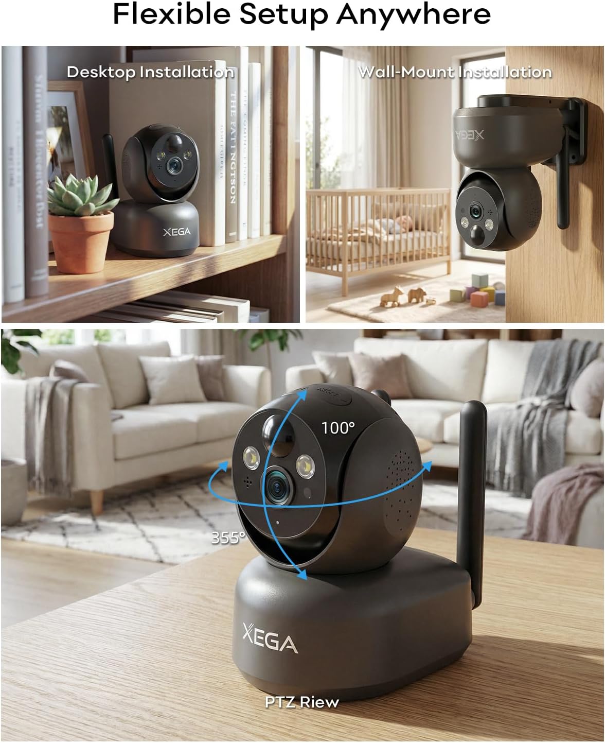 Thumbnail 3 de Xega 4G CCTV Indoor Security Camera