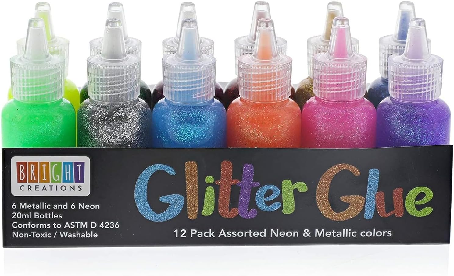 Thumbnail 3 de Bright Creations Glitter Glue, 20 ml