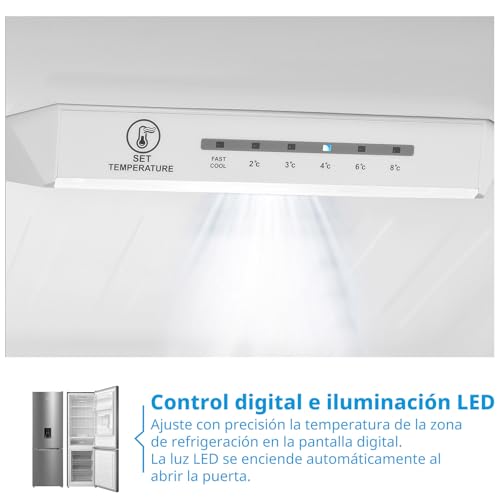 Thumbnail 6 de Comfee' 308L Frigorífico Combinado No Frost con Dispensador de Agua en Puerta