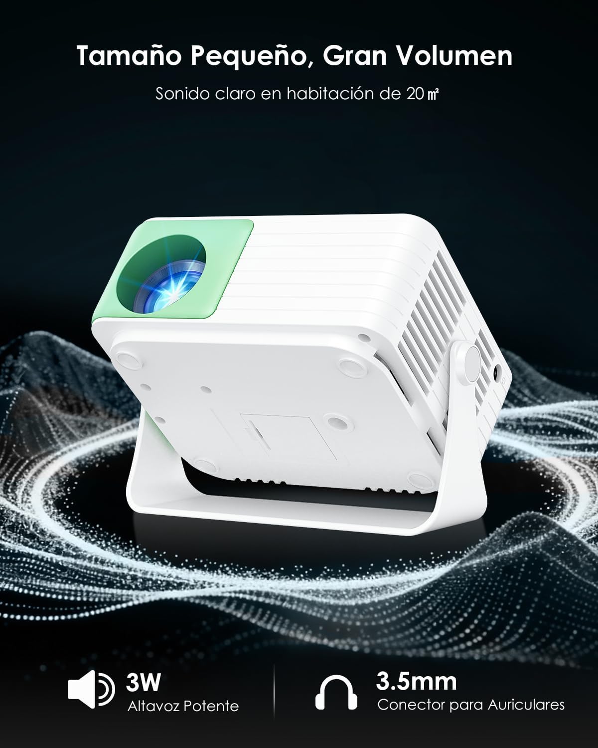 Thumbnail 2 de YOTON Y3 Proyector portátil 1080P Verde