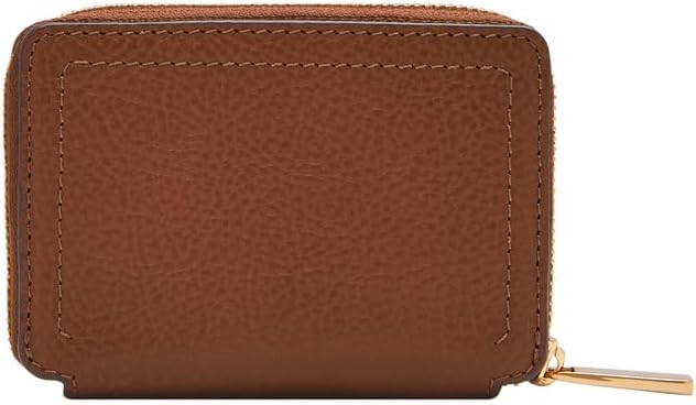 Detalle de Fossil Portatessere Logan da donna in pelle LiteHide™ con cerniera integrale