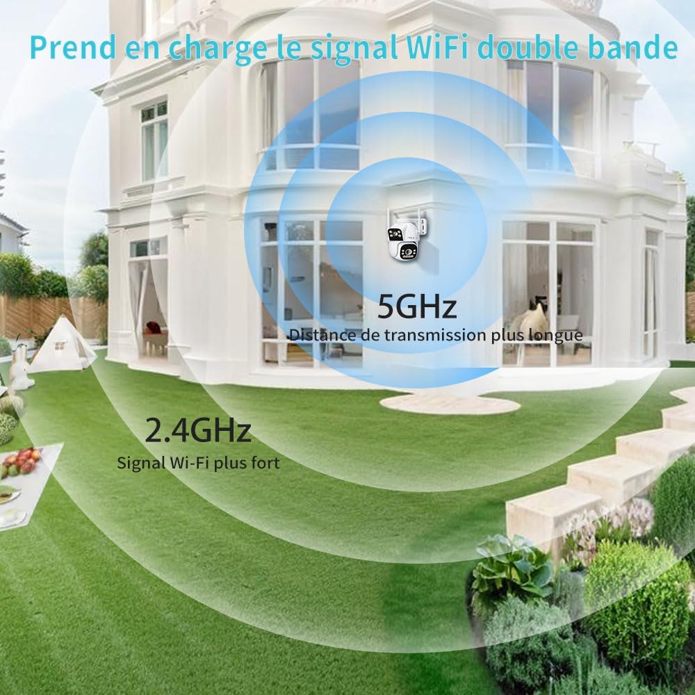 Thumbnail 2 de CAYVIS 2MP Caméra IP WiFi extérieure PTZ
