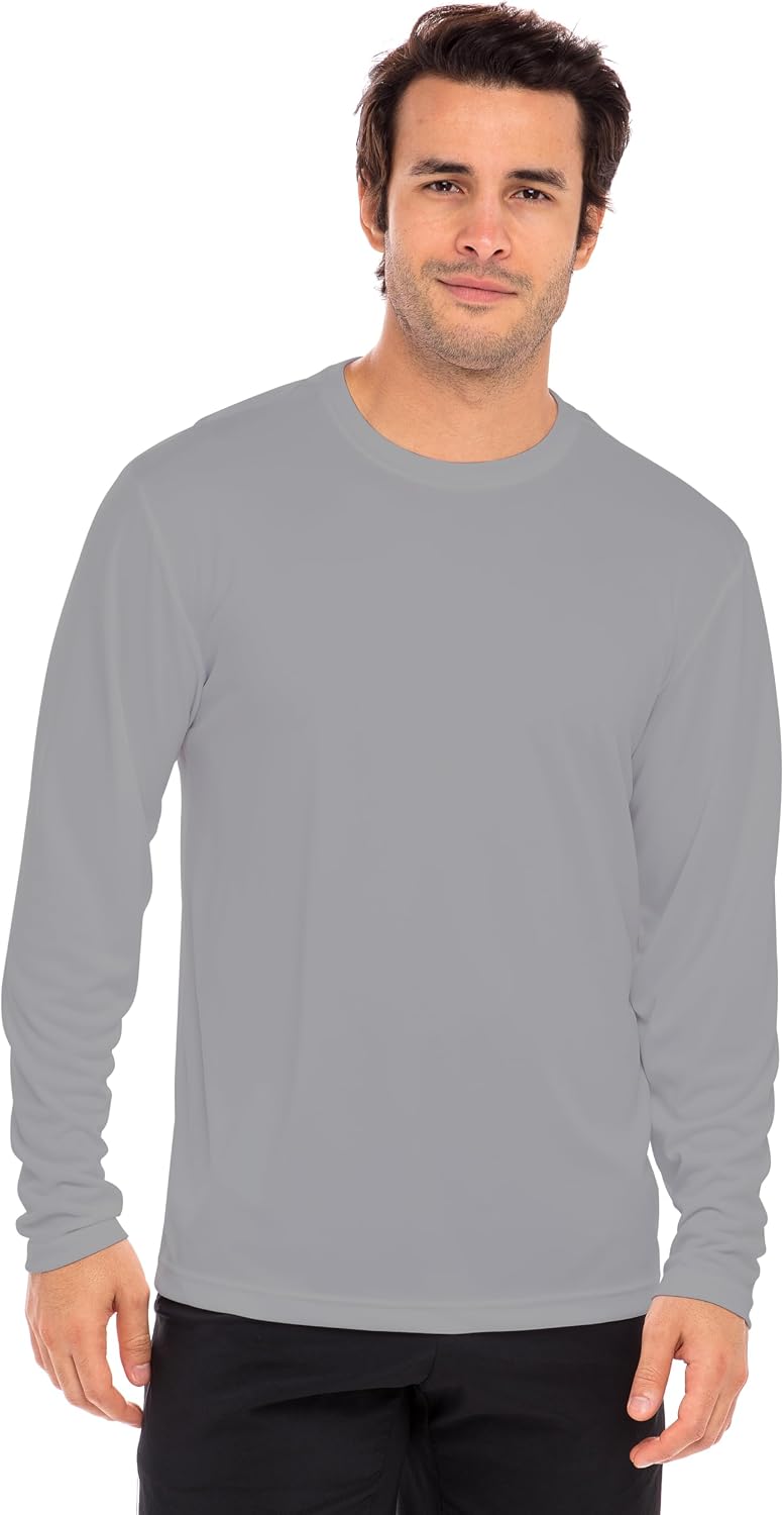 Detalle de Opna Men's Long Sleeve Athletic Shirt, Moisture-Wicking 100% Polyester