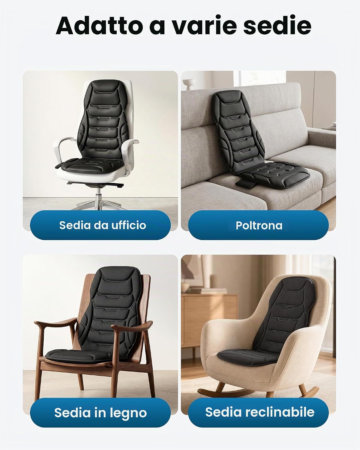 Thumbnail 5 de COMFIER Sedile massaggiante 8 motori 💺