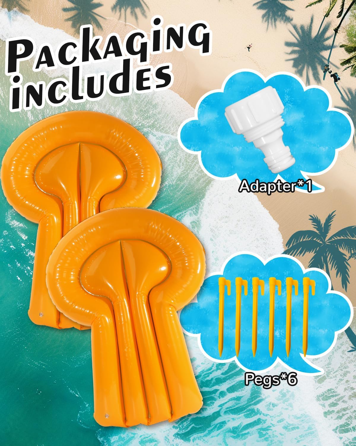 Detalle 2 de 32ft Slip Water and Slide for Kids & Adults — Extra-Long Backyard Water Slide with Pool and 2 Inflatable Bodyboards