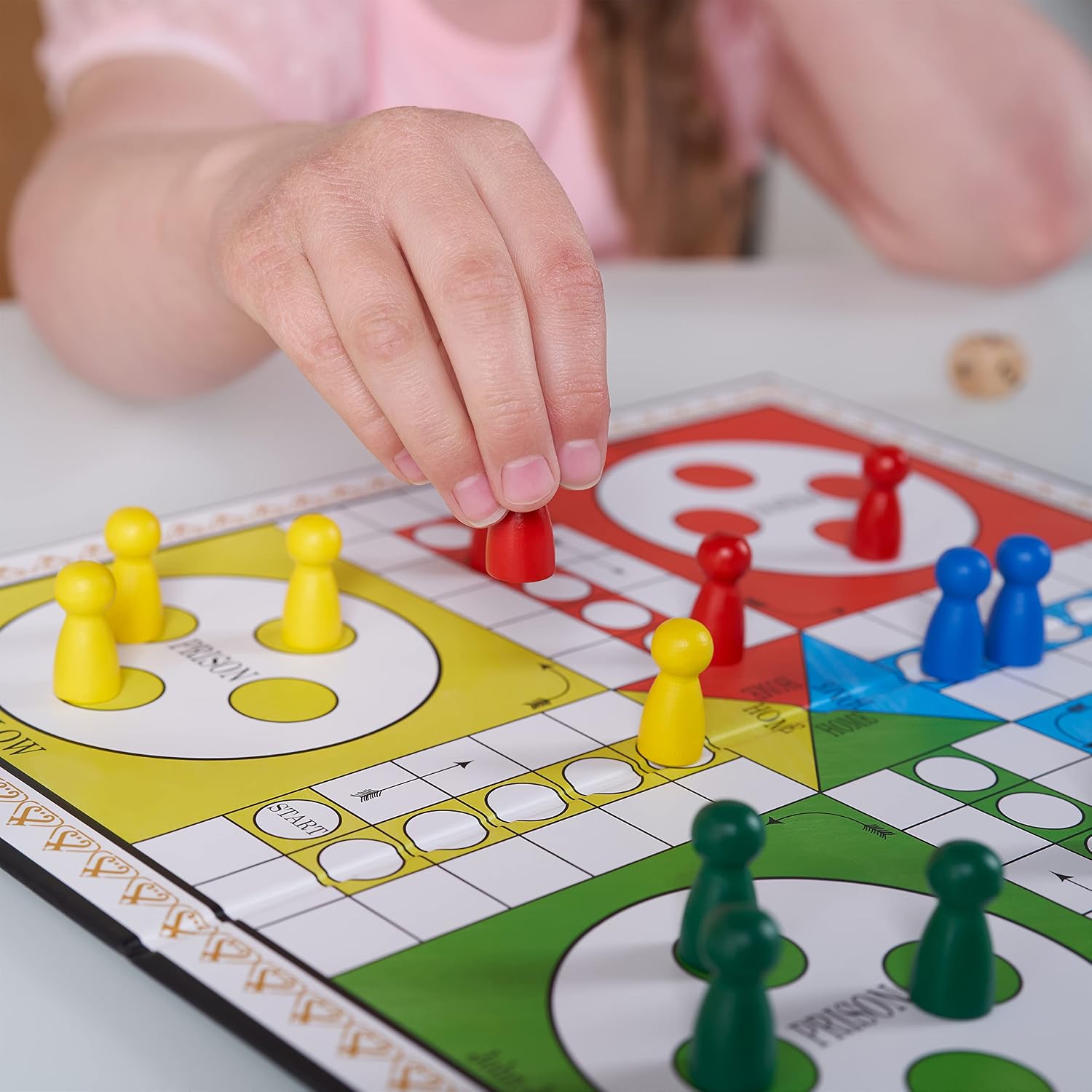 Thumbnail 4 de Jaques of London Ludo Game Board 🎲