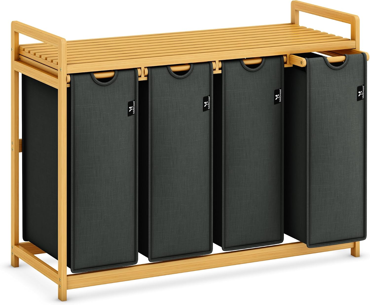 Detalle de AdelDream Premium Wäschekorb 200L