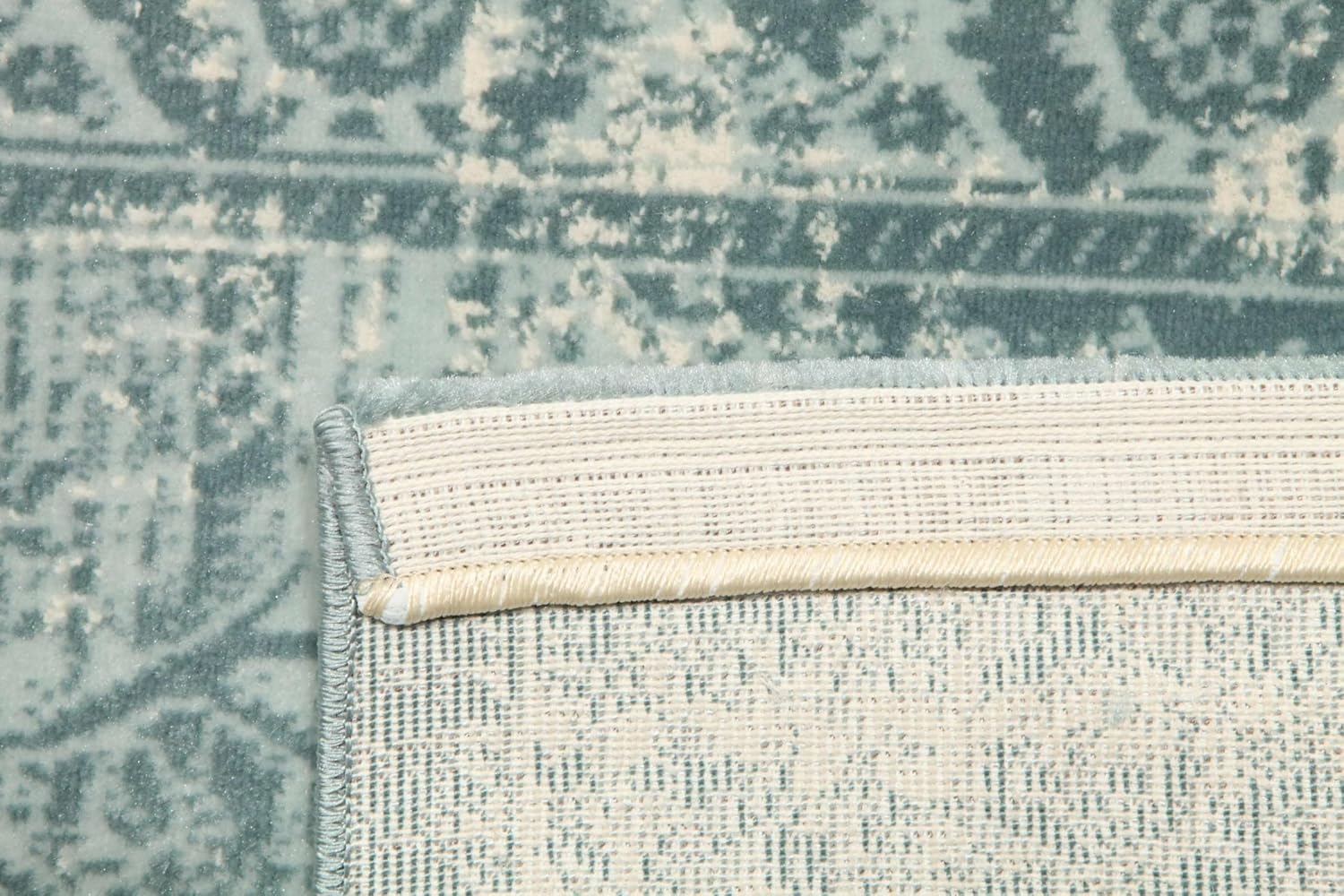 Detalle 2 de RugVista Jacinda Oriental Runner Rug, 80 x 200 cm, Light Blue, Low Pile