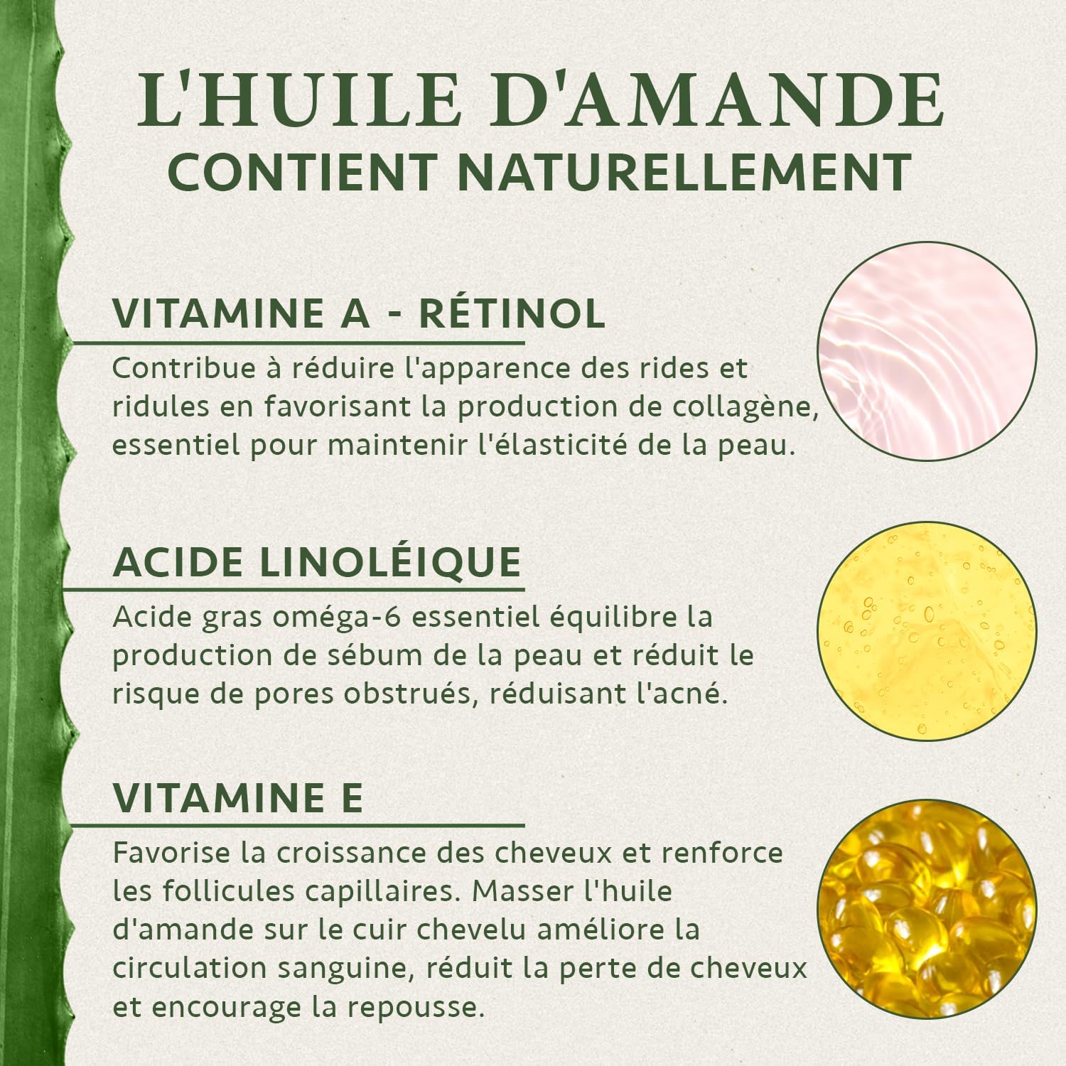 Thumbnail 6 de Huile Amande Douce Bio 200 ml (100 % pure, pressée à froid) pour corps, cheveux et massage