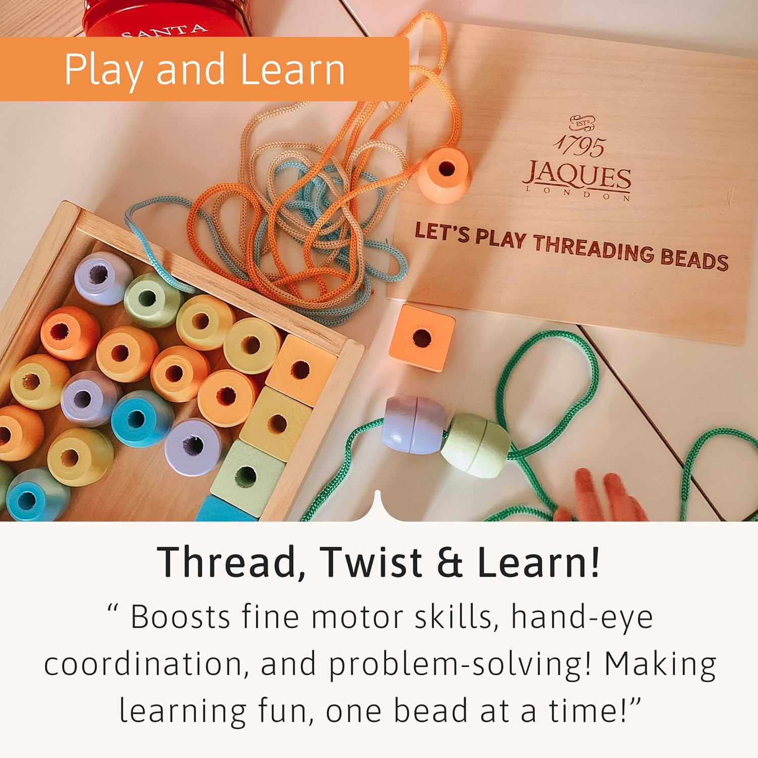 Thumbnail 4 de Jaques of London Toddler Threading Beads