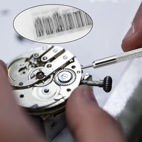 Detalle de RONGWANGFU Set completo di 360 utensili per cinturini da orologio – Spilli in acciaio inox 8–25 mm