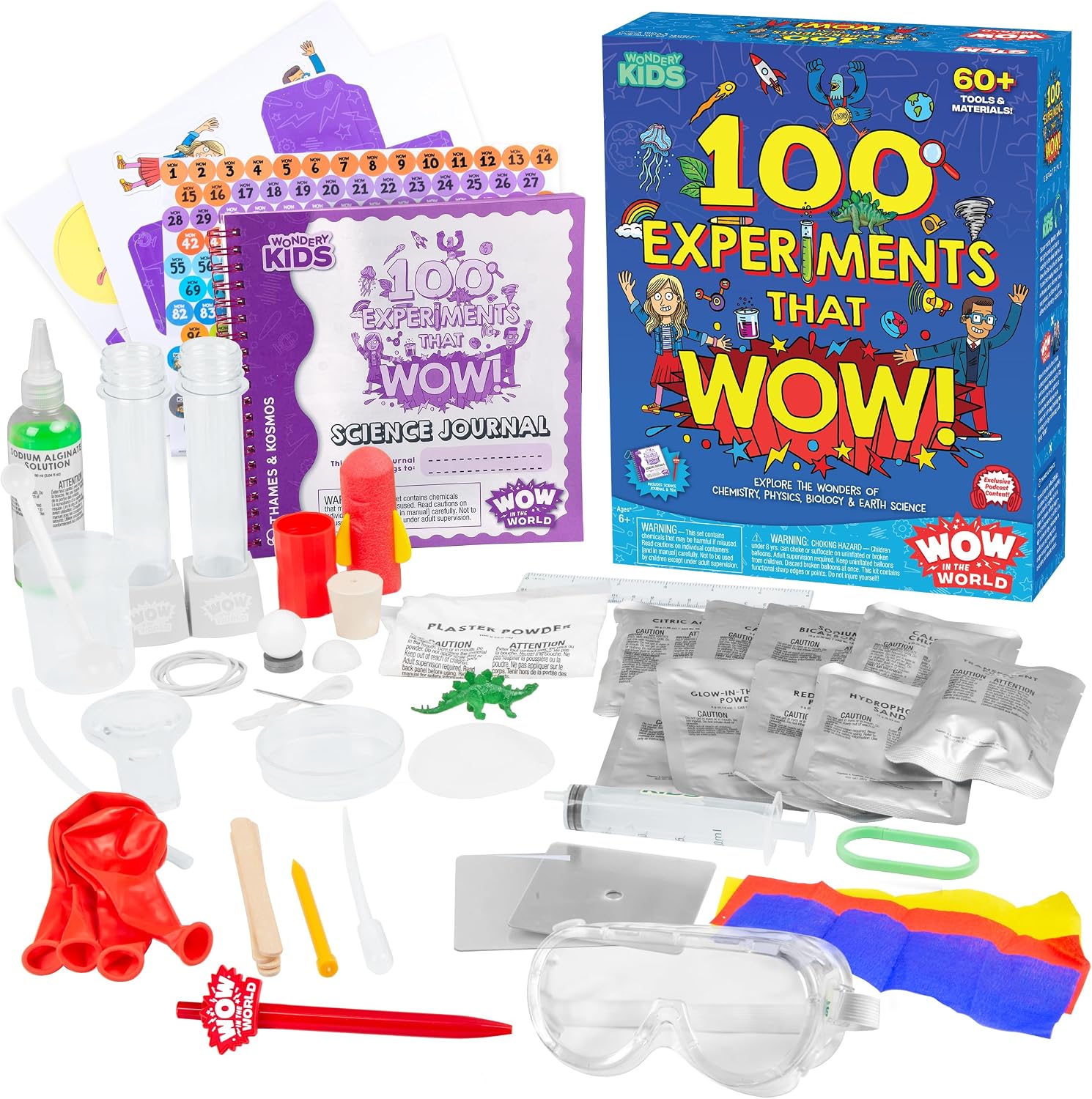 Detalle de Thames & Kosmos Wow in The World 100 Experiments kit 🧪