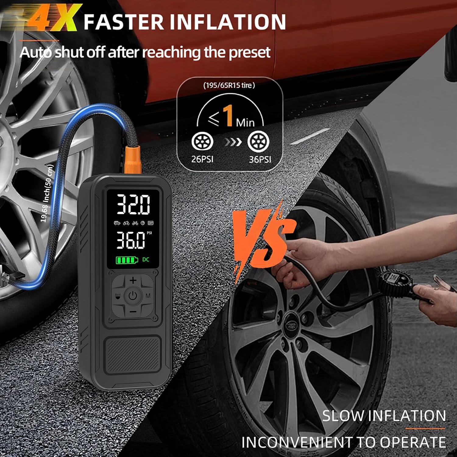 Thumbnail 1 de Calmara Y34 150 PSI Tire Inflator 6000mAh