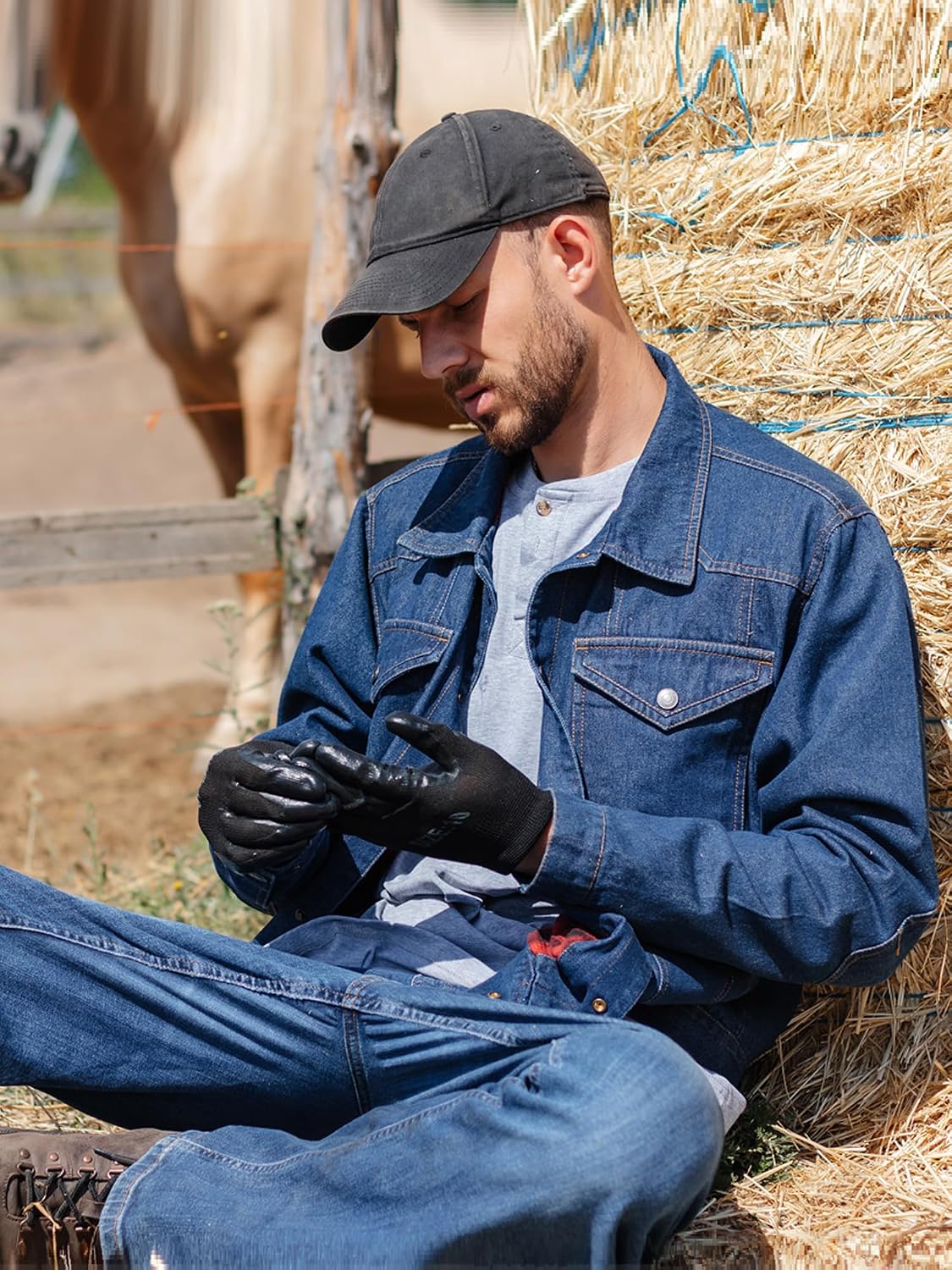 Detalle 2 de Mr.Stream Jeansjacke Herren Trucker Jacke