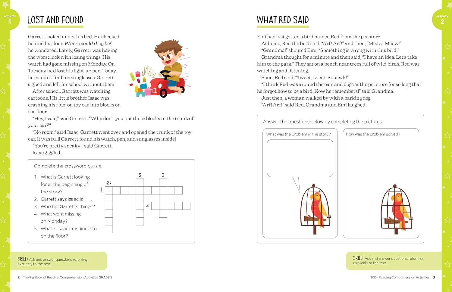 Thumbnail 1 de The Big Book of Reading Comprehension Activities, Grade 3: 100+ Activities