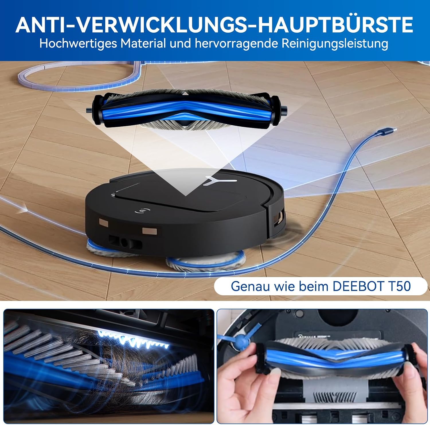 Detalle 1 de ECOVACS DEEBOT T50 Omni Zubehörset 4 Staubbeutel