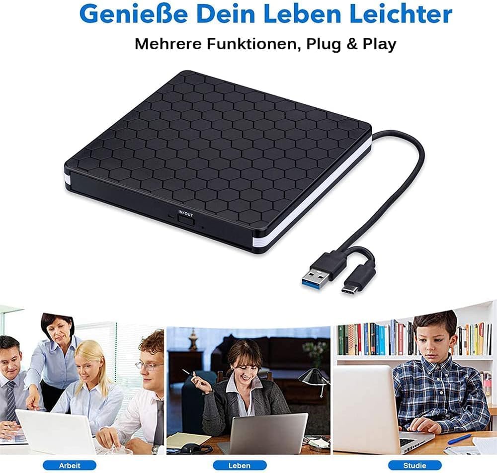 Thumbnail 4 de Amicool External DVD Drive USB‑C Brenner