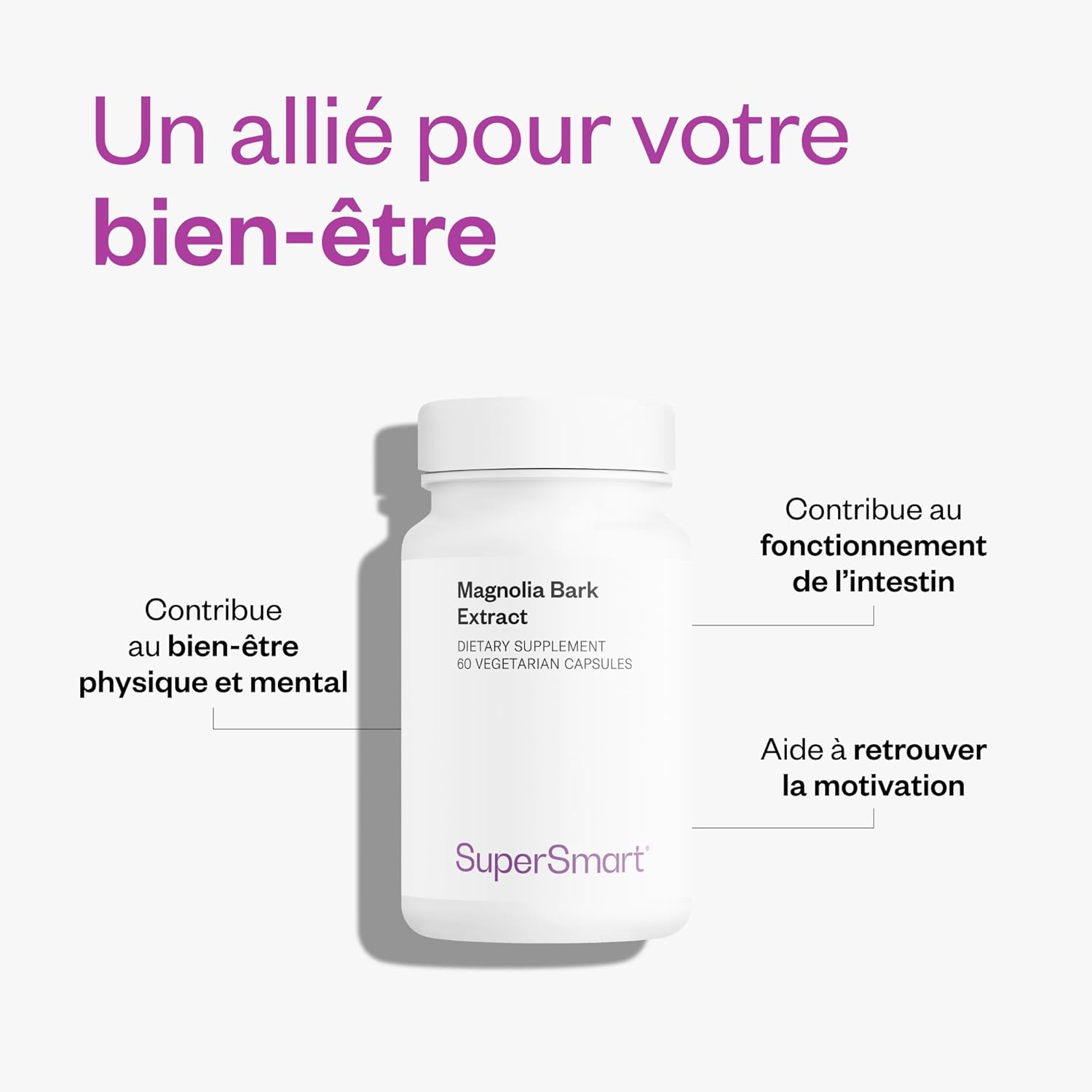 Thumbnail 2 de Magnolia Bark Extract – Extrait standardisé 90% Honokiol et Magnolio – Supersmart