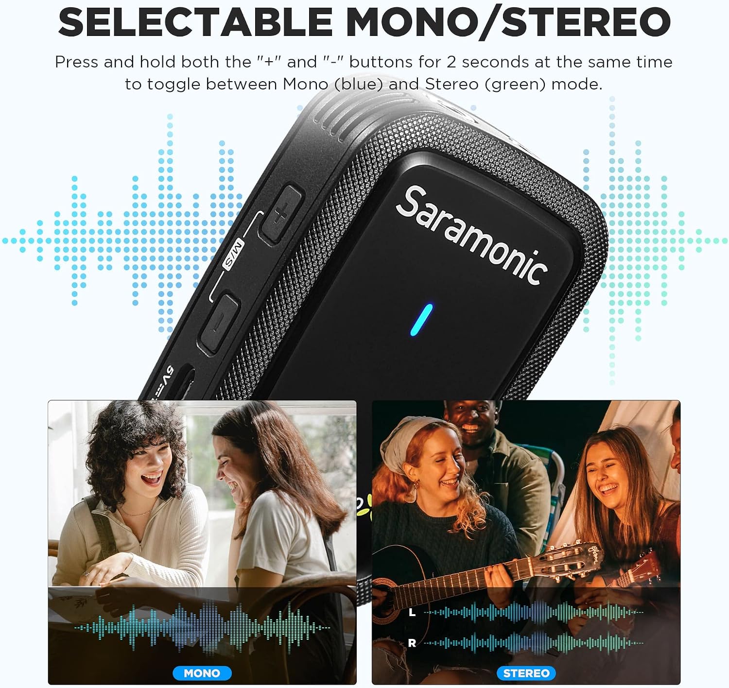Thumbnail 6 de Saramonic wireless lavalier microphone Blink500 ProX Q4