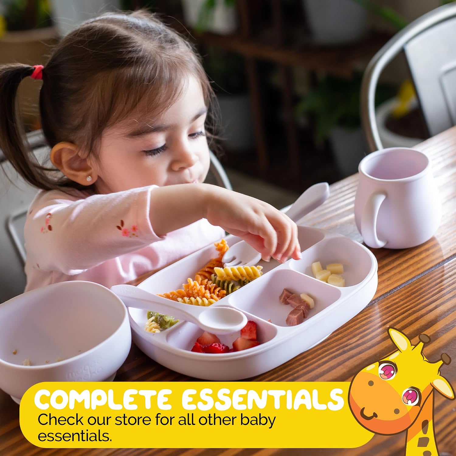 Detalle 2 de Muqee Baby Suction Plate in Lilac