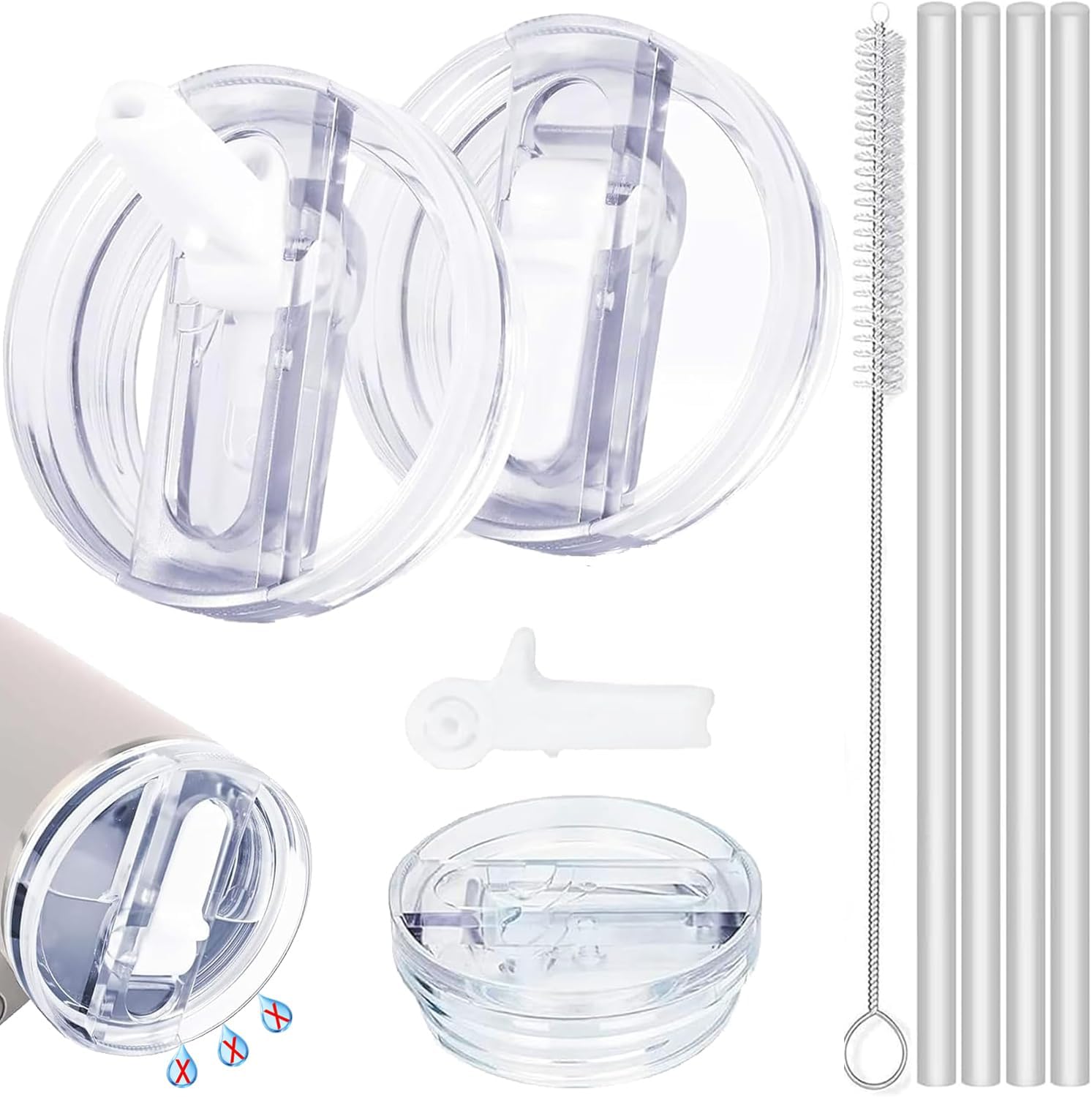 Shengruili Stanley Cup Deckel 40 oz 2er Set