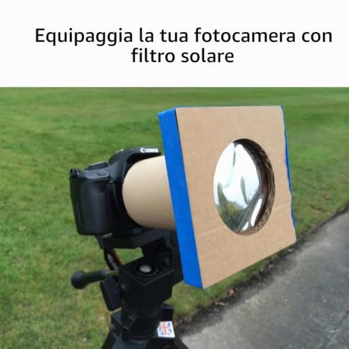 Detalle de Absolute Eclipse Filtro Solare DIY 150×150 mm per telescopi, binocoli e fotocamere