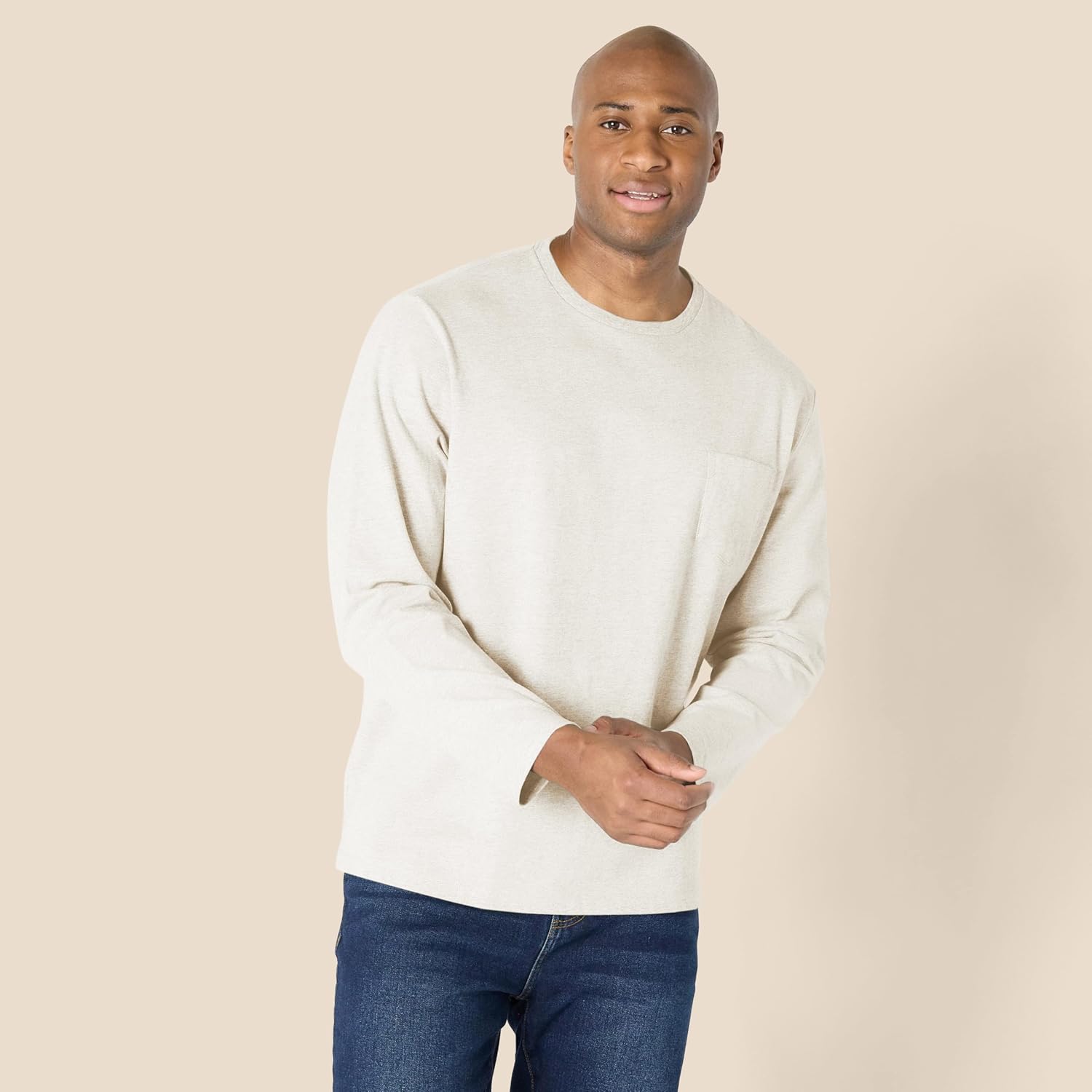 Thumbnail 5 de Amazon Essentials Men’s Regular-Fit Long-Sleeve T-Shirt