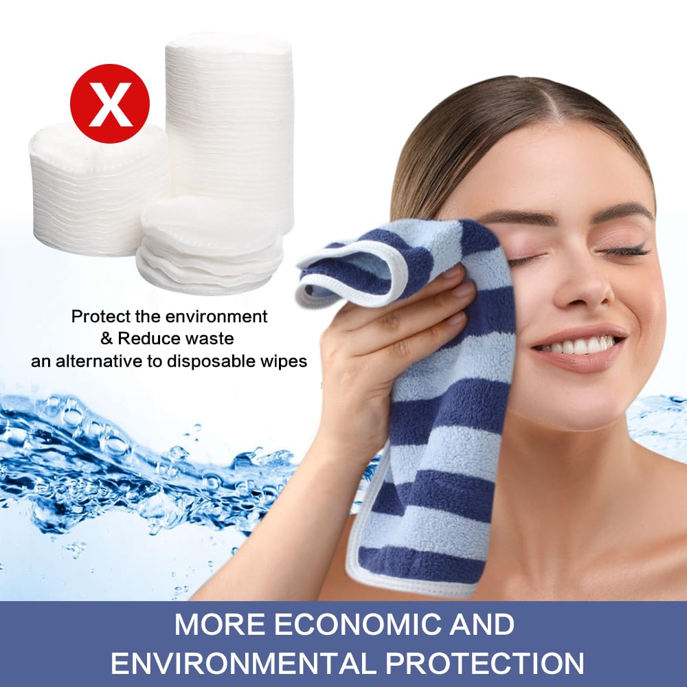 Thumbnail 5 de SINLAND Microfiber Facial Cloths Fast Drying Washcloths (12inch x 12inch) – Soft Makeup Remover & Washcloths Set