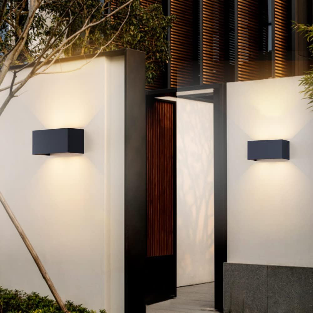 Thumbnail 6 de Klighten 24W LED Wandleuchte für Innen & Außen (IP65), Warmweiß 3000K – anthrazit mit einstellbarem Abstrahlwinkel