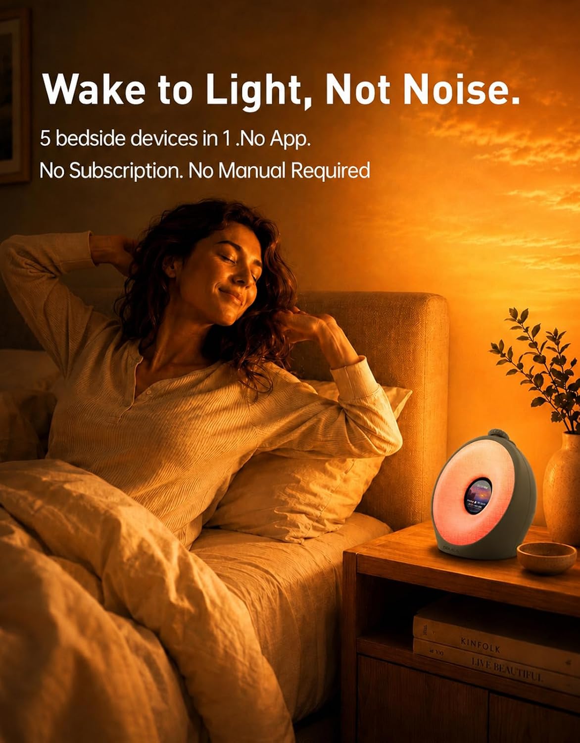 Thumbnail 1 de Dekala Sunrise Alarm Clock with 2.8-Inch Color Display