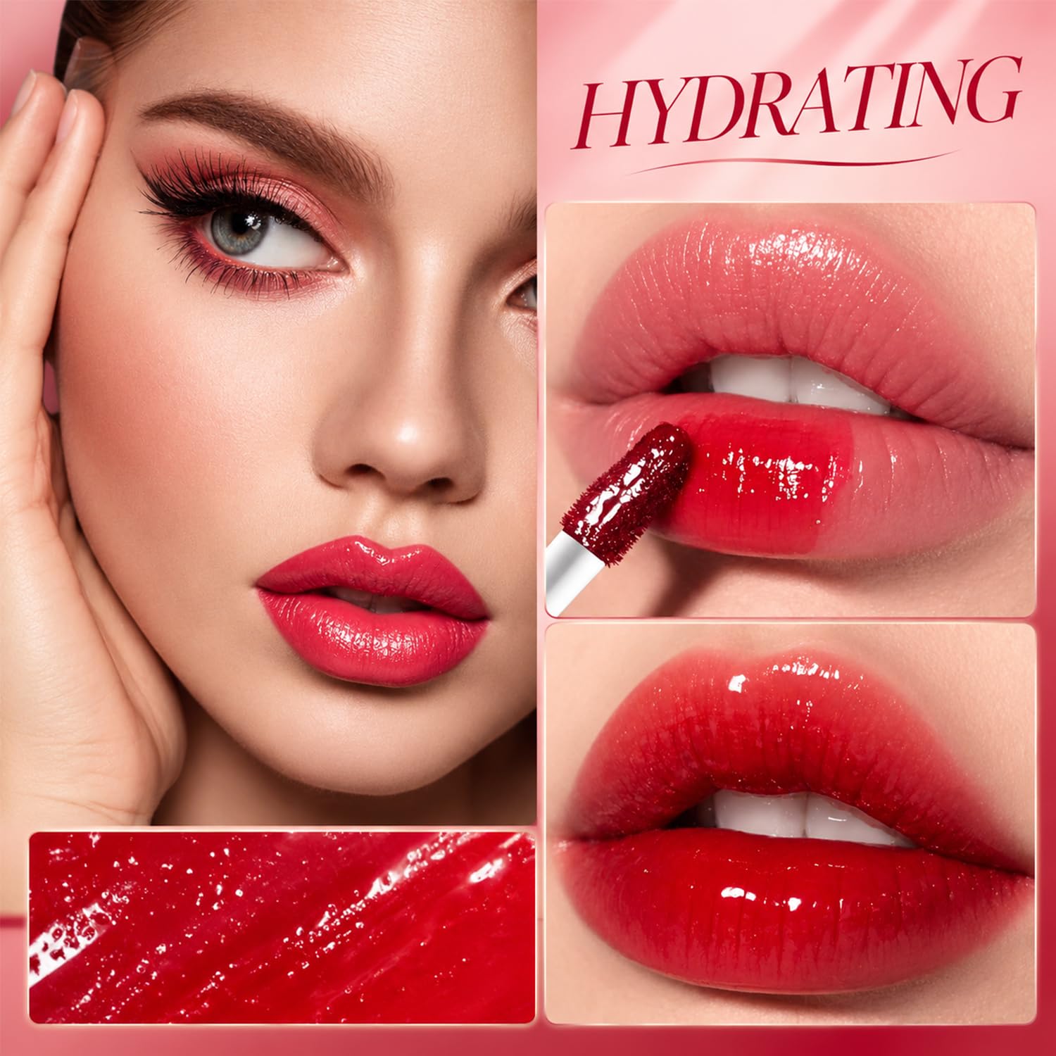 Detalle 2 de Lip Stain: 6 Colors Lip Tint Stain Mini Liquid Lipstick Set