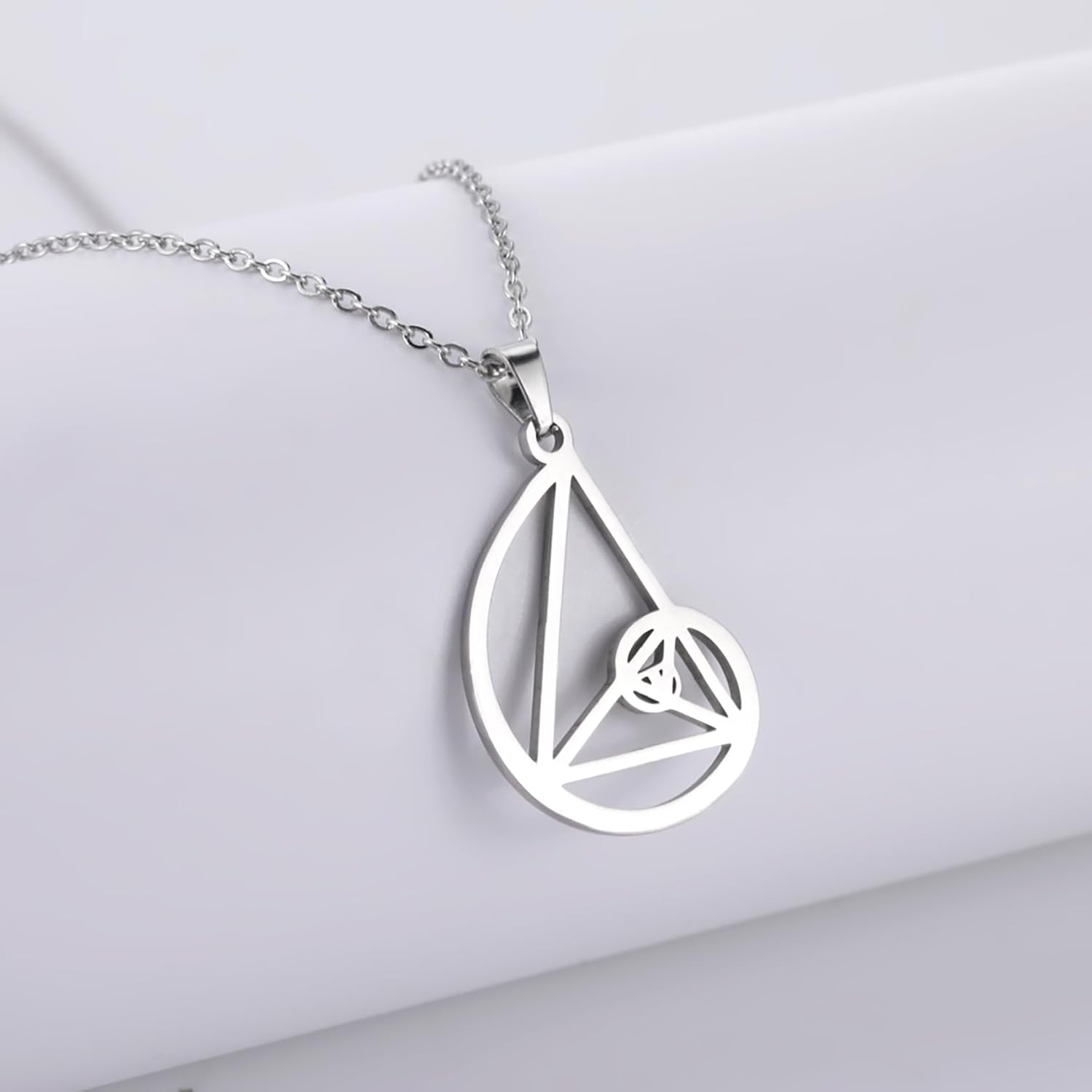 Thumbnail 3 de EUEAVAN Fibonacci Spirale Halskette – Goldener Schnitt Schmuck für Mathematik‑Liebhaber