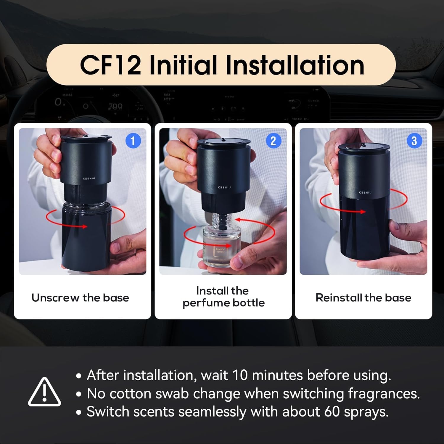 Detalle 2 de Ceeniu F26 Recharge parfum 45 ml