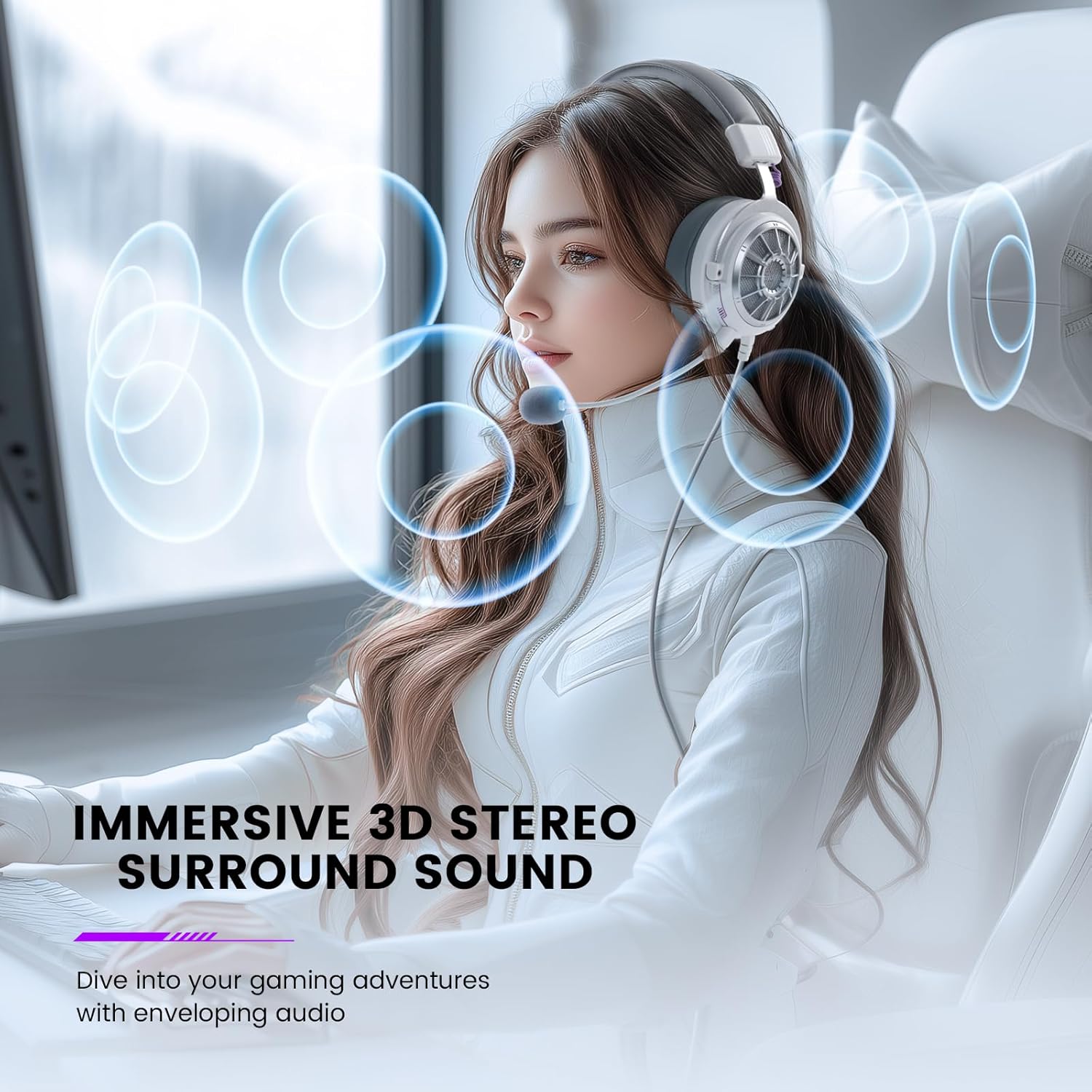 Detalle 2 de EKSA StarEngine S auriculares gaming